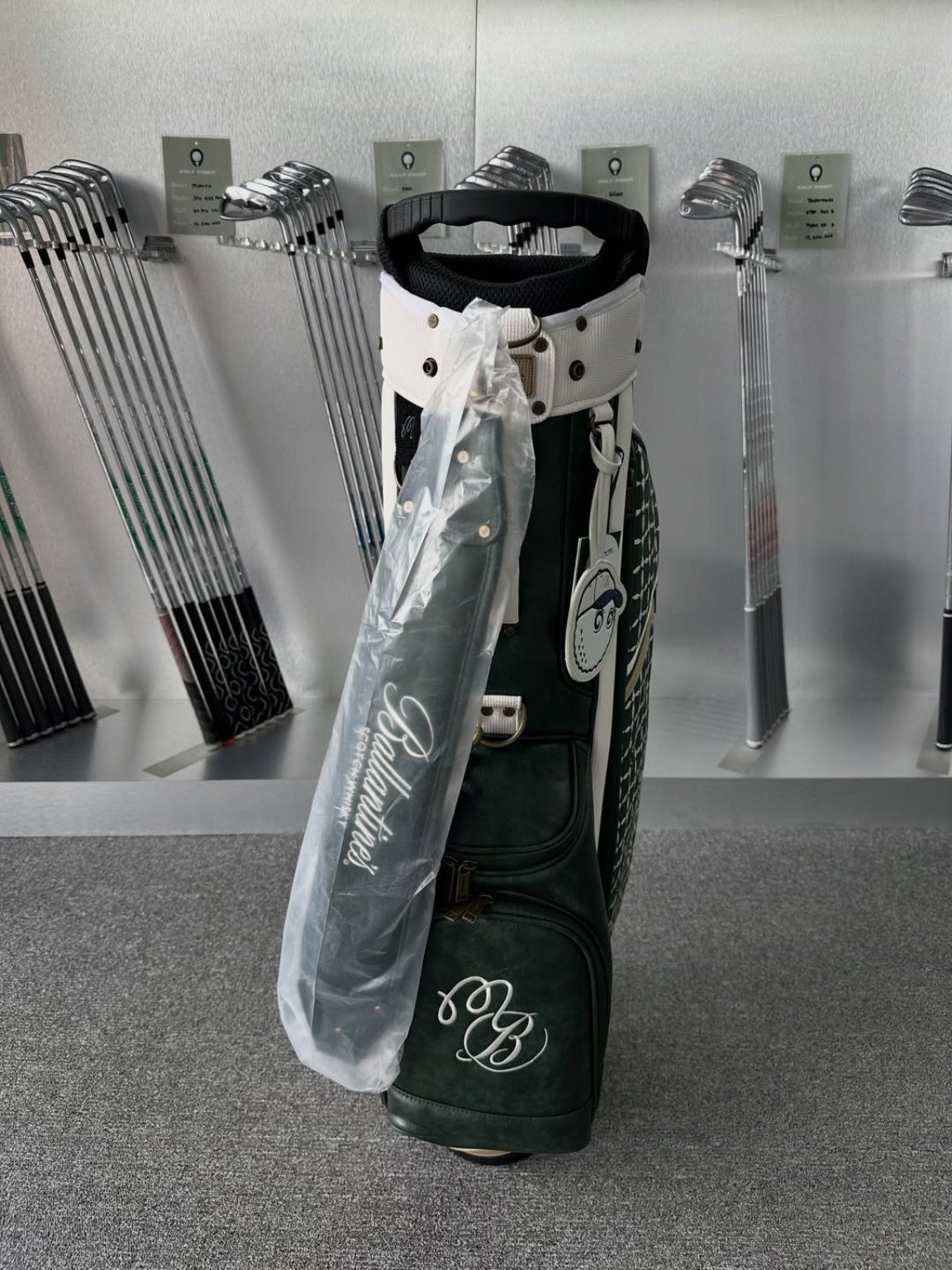 Malbon × Ballantine’s Stand Bag Green - Image 4